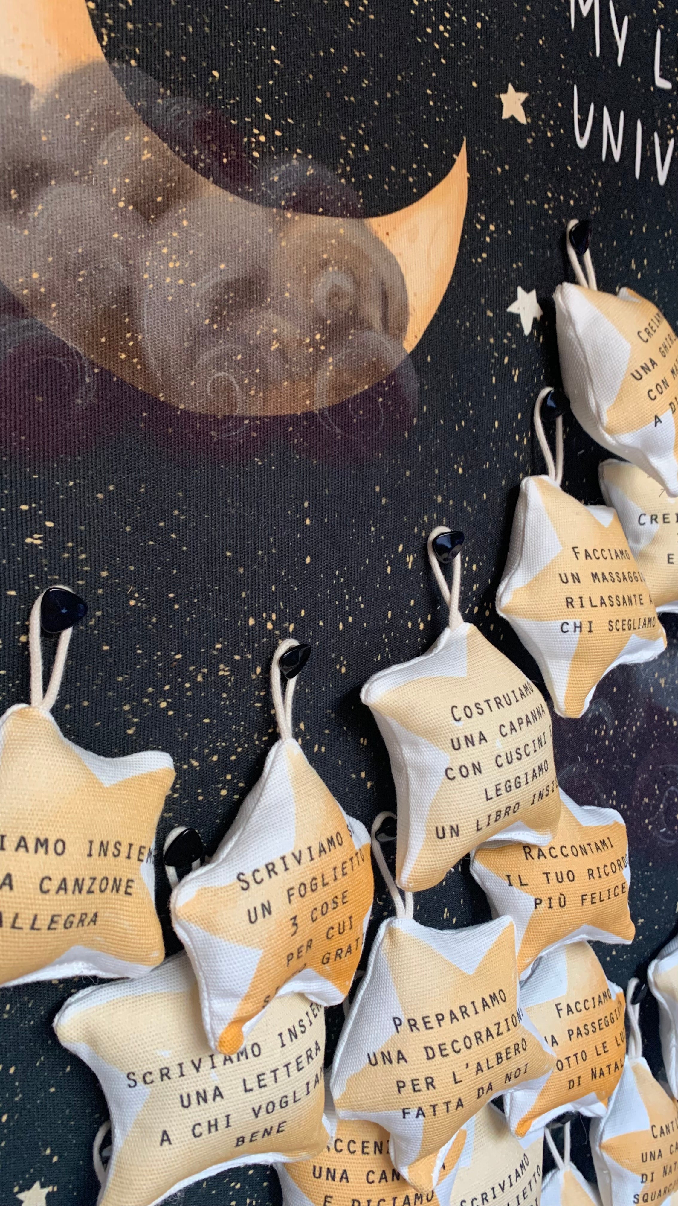 My little universe- un cielo che si riempie di gesti, parole e ricordi.