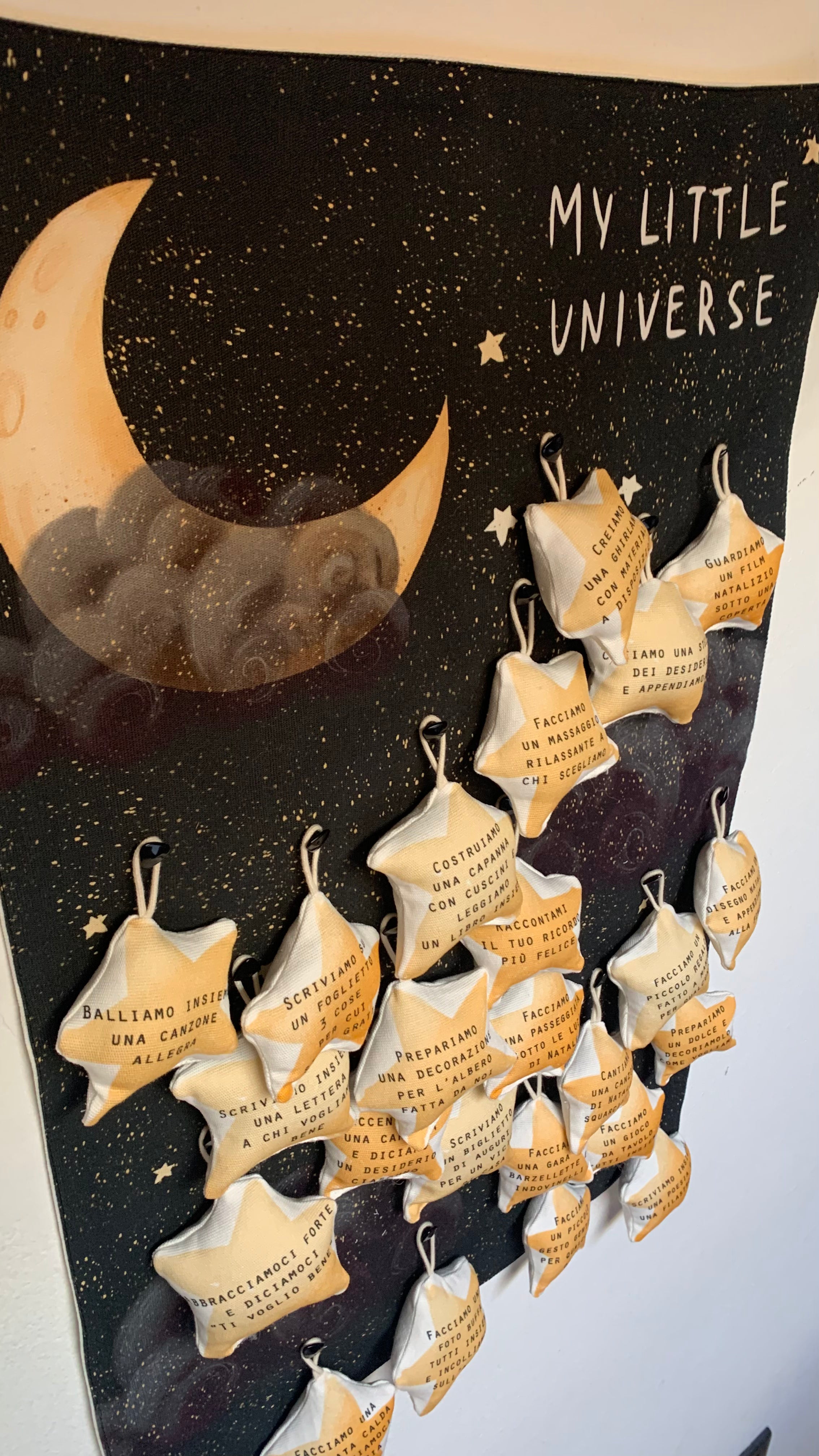 My little universe- un cielo che si riempie di gesti, parole e ricordi.