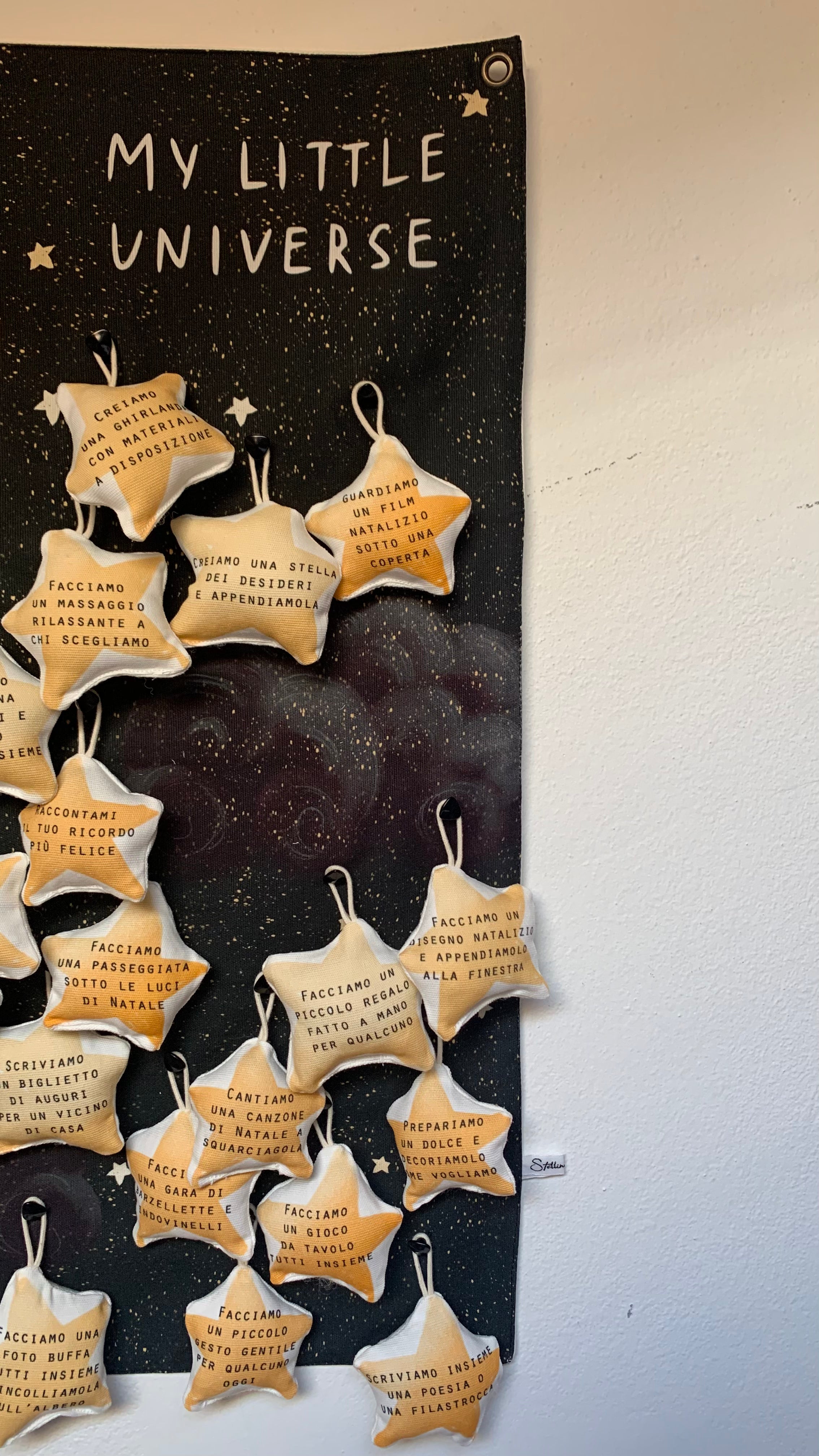 My little universe- un cielo che si riempie di gesti, parole e ricordi.