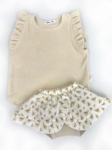 Costume gonnellina neonata cerbiatto